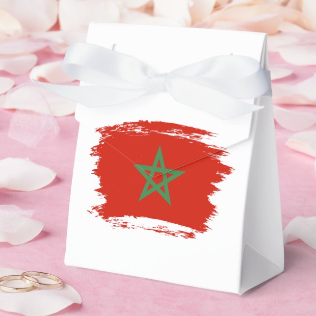 Ballotins drapeau marocain (Mariage)
