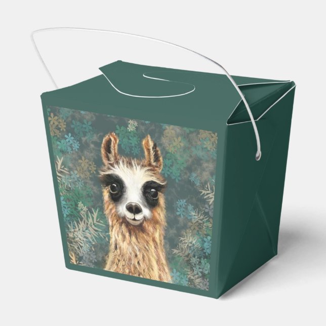 Ballotins Drôle Ballotin avec Curious Jouer Llama (Arrière)