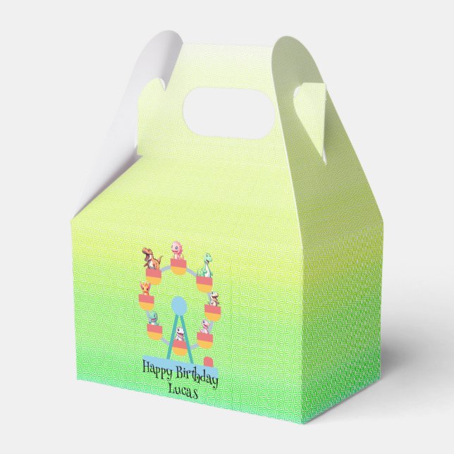 Ballotins Drôle dinosaure Ferris roue fête d'anniversaire do (Verso)