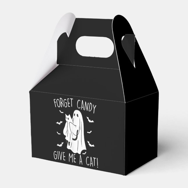 Ballotins Drôle Halloween Cat Ghost Oublier Candy Donner Moi (Verso)