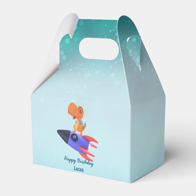 Ballotins Drôle roquette dinosaure retour 2 Scolaire fête d' (Verso)