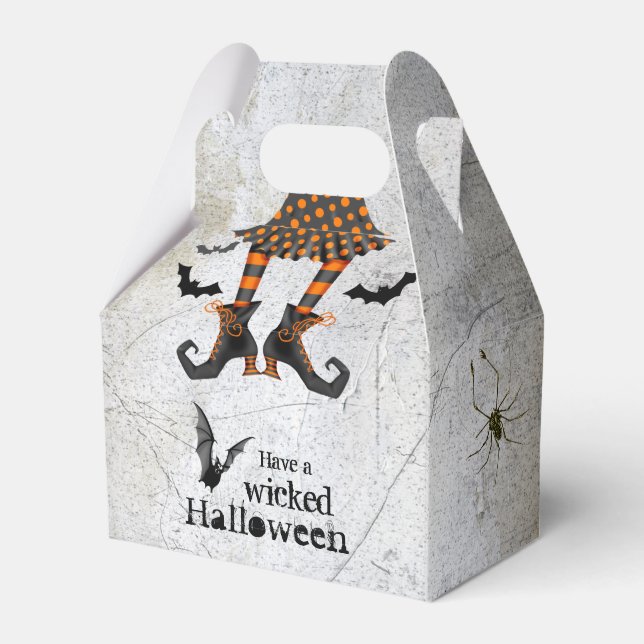 Ballotins Drôle Sorcières Jambes Wicked Halloween (Verso)