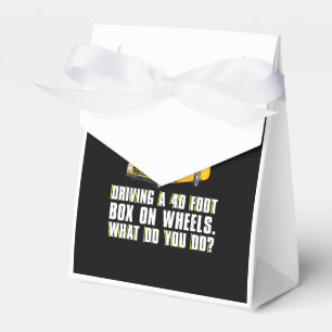 Ballotins drôles de chauffeurs de bus scolaires cadeau homm