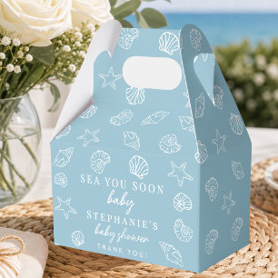 Ballotins Dusty Blue Sea You Soon Baby Shower