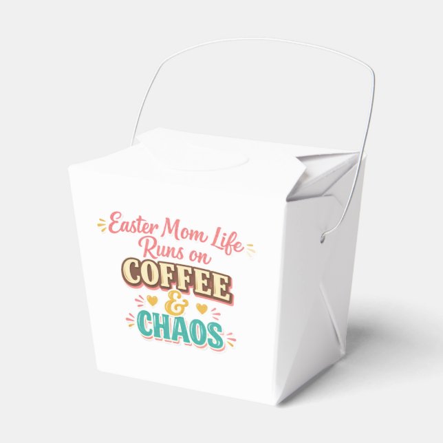 Ballotins Easter Mom Runs on Coffee & Chaos – Funny Mom (Verso)