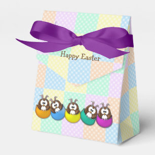 Ballotins Easter owl - rainbow