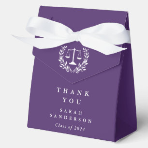 Ballotins Échelles de droit violettes + Couronne de laurier