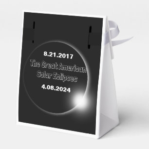 Ballotins Éclipse solaire double datée 2024 & 2017