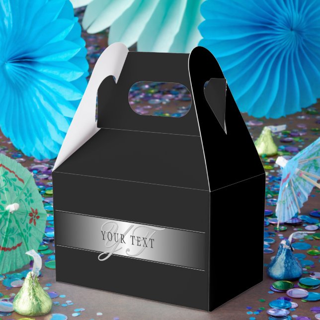 Ballotins Écriture de monogramme élégante et modifiable | No (Fête)