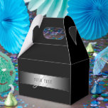 Ballotins Écriture élégante de monogramme modifiable | Noir<br><div class="desc">Entièrement personnalisable et design de monogramme élégant, modifiez comme vous le souhaitez.</div>