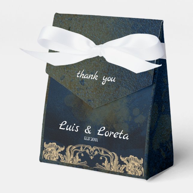 Ballotins Ecriture Mariage Favor Box (Verso)