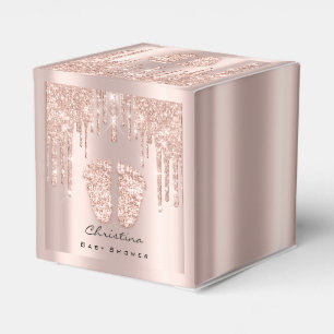 Ballotins Effet de Parties scintillant du Rose des gouttes d