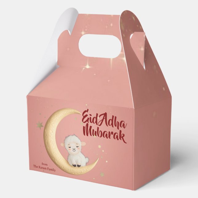 Ballotins Eid Al Adha Mubarak Moderne Rose (Recto)