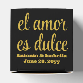 Ballotins El amor es dulce mariage accueil pour invités