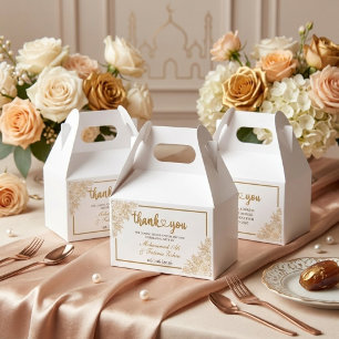 Ballotins Élégance de la mosquée florale dorée Mariage musul