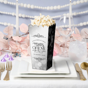 Ballotins Élégant 70e anniversaire de Mariage Platinum