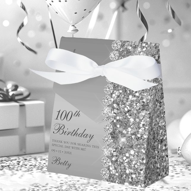 Ballotins Elégant Argent 100e Anniversaire (Créateur téléchargé)