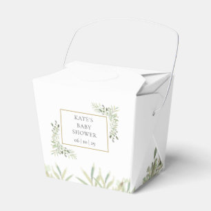Ballotins Elégant Baby shower chic Ballotin de verdure 