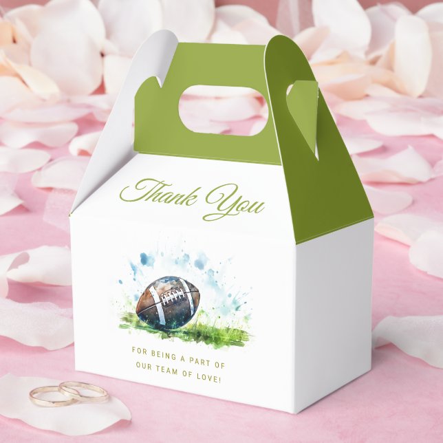 Ballotins Elégant Baby shower de football aquarelle (Mariage)