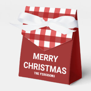 Ballotins Élégant ballotin de Noël Rouge Joyeux