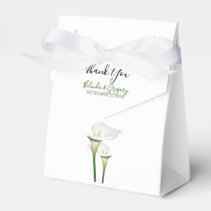 Ballotins Elégant blanc Calla Lilies Mariage