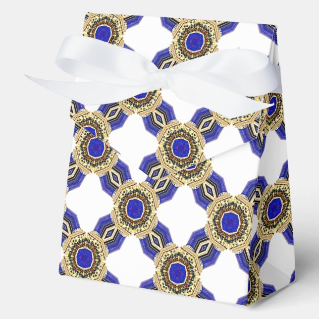 Ballotins Élégant Bleu Royal et Blanc Marin (Recto)