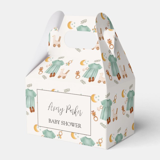 Ballotins Elégant Boho Baby Girl Clothes Baby shower (Verso)