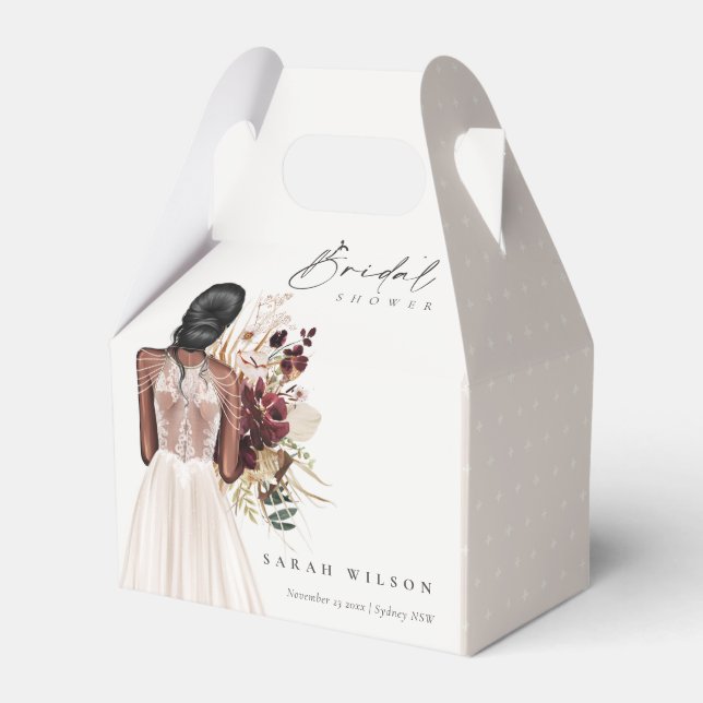 Ballotins Elegant Boho White Mariage Gown Fête des mariées (Verso)