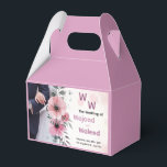 Ballotins Elegant Custom Favor Box for Weddings & Parties<br><div class="desc">Stylish small gable favor box, perfect for weddings, birthdays, baby showers, and special occasions. Crafted from premium card stock with full-color printing, this box adds elegance to your event. Dimensions: 4" x 2.5" x 5" – ideal for candies, mini gifts, or party favors. Ships flat, easy to assemble, and food-safe...</div>