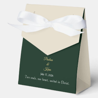 Ballotins Elegant Emerald Wedding Favor
