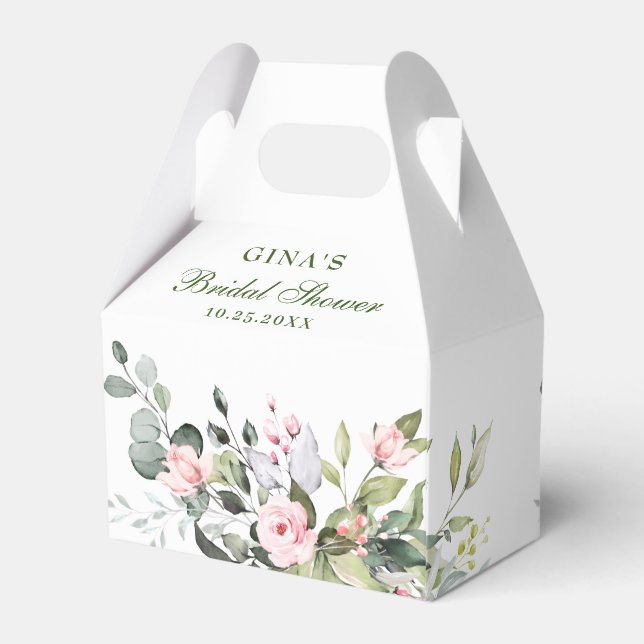 Ballotins Elégant Eucalyptus Blush Rose verdure (Arrière)