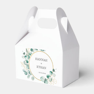 Ballotins Élégant Eucalyptus Végétal Doré Personnalisé