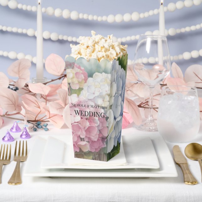 Ballotins Élégant Favori de Mariage Hydrangea Aquarelle (Mariage)