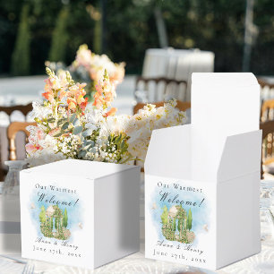 Ballotins Elégant Gazebo fleurs Mariage colombes Bienvenue