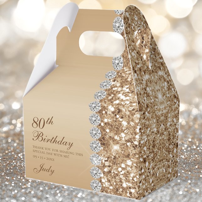Ballotins Elégant Gold 80e anniversaire (Créateur téléchargé)