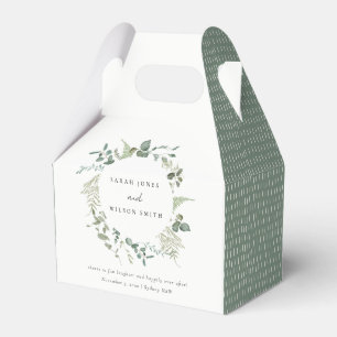 Ballotins Elégant Mariage d'aquarelle d'Eucalyptus Botanique