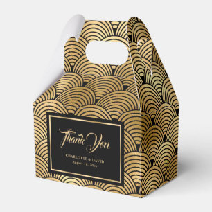 Ballotins Élégant Mariage de balancier noir et or