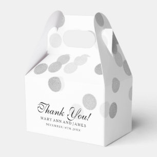 Ballotins Elégant Mariage Faux Parties scintillant Argent Fo