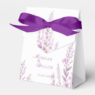 Ballotins Élégant mariage floral lavande rose pâle doux