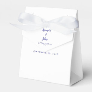 Ballotins Elégant Mariage Merci Couple Periwinkle