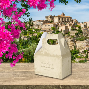 Ballotins Élégant Merci de Grunge Hors Blanc Grand