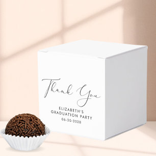 Ballotins Élégant Merci de la partie de graduation de script