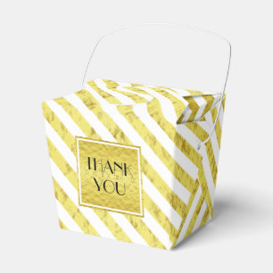 Ballotins Elégant Merci Gold Stripes