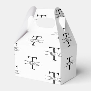 Ballotins Élégant Monogramme personnalisé Motif de nom perso