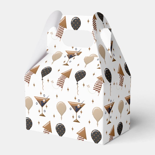 Ballotins Élégant Motif de la fête du Nouvel An (Verso)