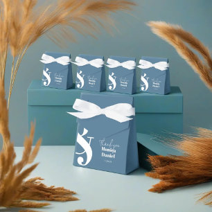 Ballotins Elegant Pastel Blue Gift Box with Modern style