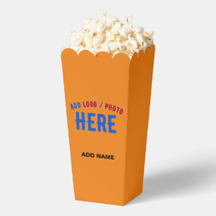 BALLOTINS ÉLÉGANT POPCORN MODERNE ET ORANGE FONCÉ