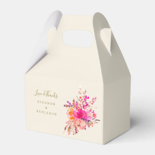 Ballotins Élégant rose Mariage photo  personnalisé Merci