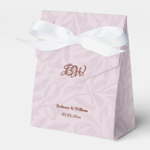 Ballotins Élégant Script Couples Monogramme Mariage Sac