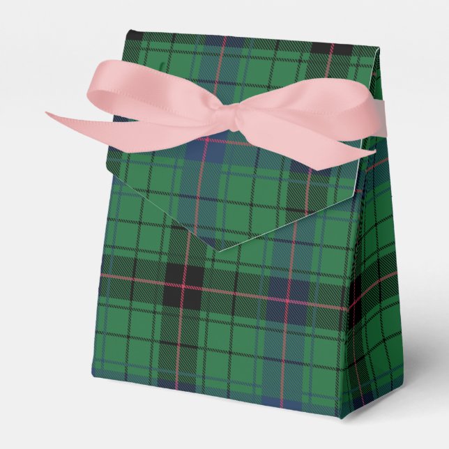 Ballotins Élégant Tartan Vert Plaid Davidson (Verso)